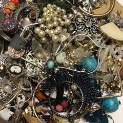 1 Lb Single Earrings Lot Craft Junk Broken Jewelry Lot Vintage Modern ..