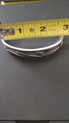 GORGEOUS VINTAGE MODERNIST HEAVY 26g STERLING BRACELET RONALD H PEARSON