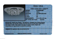 Antique Estate Art Deco Platinum 0.66ct Diamond Engagement Ring Size 8.5 EGL USA