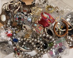 Bulk Mixed Jewelry Lot – Wearable, Craft, Resell, Junk – Vintage to Modern