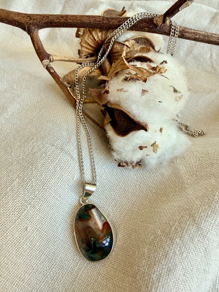 Vintage Swedish silver jewelry with semi precious stone – Victor Janson 1961