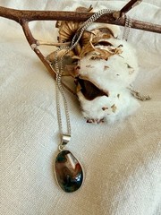Vintage Swedish silver jewelry with semi precious stone – Victor Janson 1961