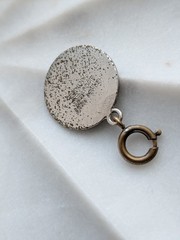 Vintage Hermès Paris “Sellier” Round Charm / Pendant