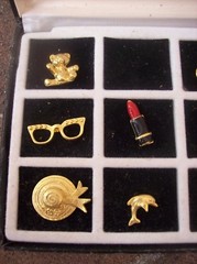 Vintage Gold Plated Pin Back Set Harve Benard by Benard Holtzman 9 of 12