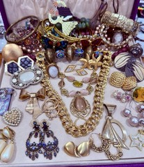 Vintage Estate Costume Jewelry Lot! AVON, MONET and more!