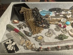 43 Vintage Unusual Wearable Collectible Craftable Jewelry & Nice Items Lot! 925