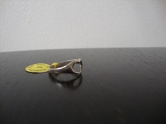 VINTAGE 1970-80s OPENWORK WITCHES HEART STERLING SILVER STAMPED 925 RING SZ 6