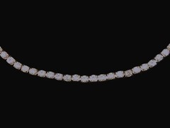 16″ Vintage Rhinestone Choker Necklace, Elegant, Delicate, Necklace, JWL-502