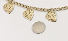 Vintage 1980’s TM Trifari Long Gold Tone Dangle Leaf Necklace 30 In. #273