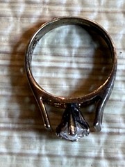 14k GE gold ring vintage( Gold Electroplated ) Unknown Stone Beauty