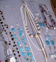 Great Lot 18 Vintage to More Modern Multi-Strand Necklaces Many Many Designs