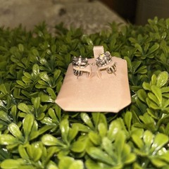Juicy Couture Vintage Y2K Faux Diamond Earrings New In Box YJRU4433 MSRP $48