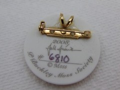 P Buckley Moss Society Pin Brooch Vintage #6810 2008 Fall Friends Scarecrow
