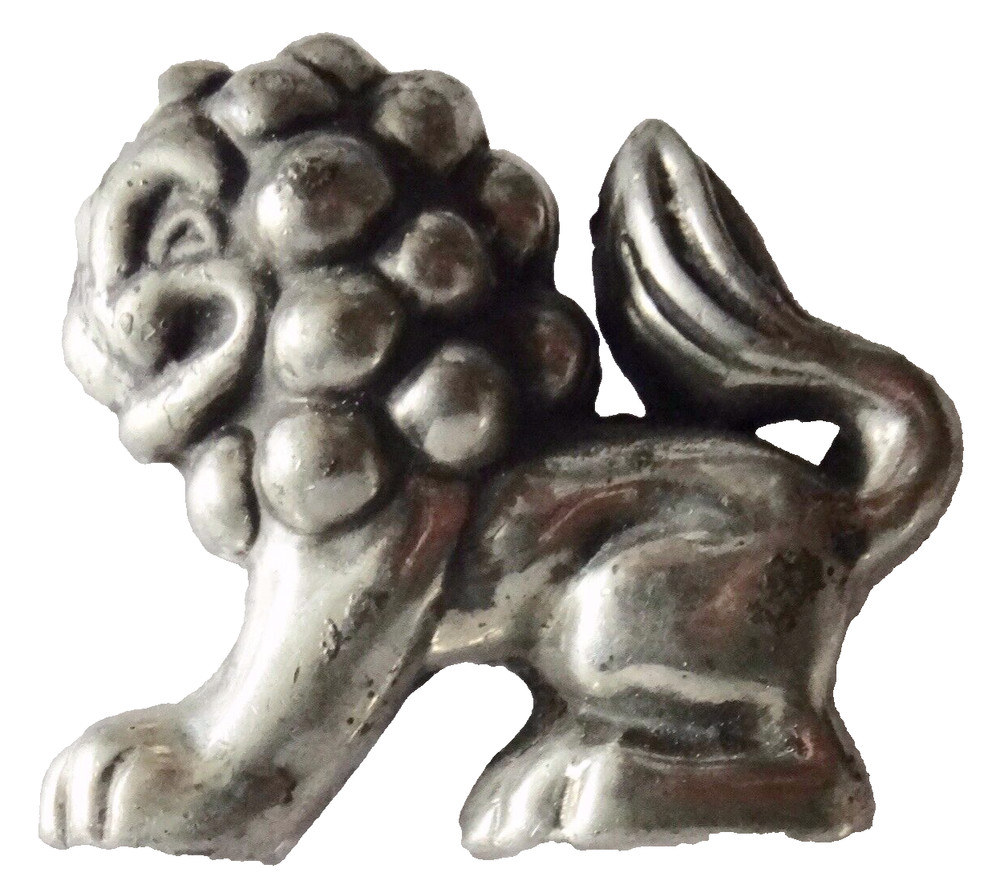 bROOCH ANNA PETRUS SCULPTER ARTIST PEWTER LION 4 SVENSKT TENN JEWELRY neocurio