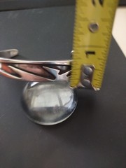 GORGEOUS VINTAGE MODERNIST HEAVY 26g STERLING BRACELET RONALD H PEARSON