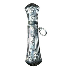 Vintage REO Sterling Needle Case Chatelaine Pendant BB07