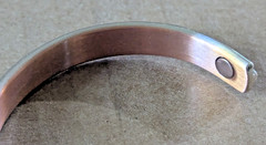 Vintage Solid Copper Cuff Bracelet