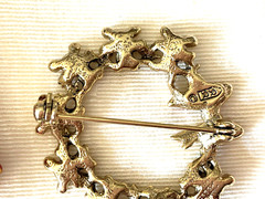 Vintage Christmas Jewelry Lot of 17 Pieces Earrings Pins Brooch Mixed Material