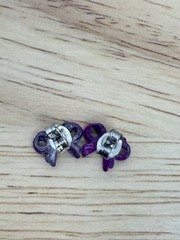 Vintage Stud Earrings Pierced Ear Post Back 1980s Retro Fashion Lot of 6