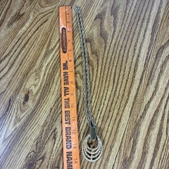 Vtg SARAH COVENTRY Duchess Necklace Gold Toned Twisted Rope Pendant 24 Inch