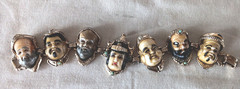 Vintage Selro Selini Seven Gods of Fortune Bracelet