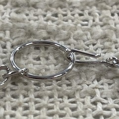 Vintage Sarah Coventry Silver Toned Charm Holder Chain Link Bracelet