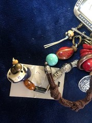 Handcrafted Brass & Bead Boho Wristwatch Bracelet by Treska