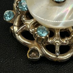 Lot Of 5 Vintage Brooches, Four With Missing Rhinestones & One With Broken Clasp