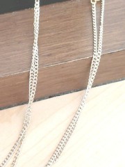 Vintage Necklace /Gold Tone- Faux Pearl and Faux Jade 1960’s / 32 In Length