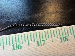 5.84g Vintage Sterling Silver 925 Snake Chain Necklace Adjustable 18 in M