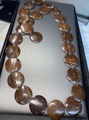 Vintage Belt or Necklace Estate Jewelry Pre-Owned Coconut Shell Any Size to 40″