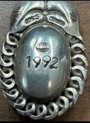 Georg Jensen 1992 Heritage Collection Year Pendant Necklace Silver 925 Vintage