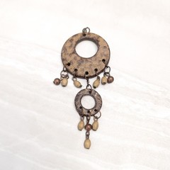 Vintage Pendant Extra Long Boho Style Dangle – No Chain Included
