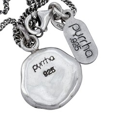Vintage Pyrrha Sterling Silver 925 Wax Seal “Friend” Bee Talisman Necklace 18″