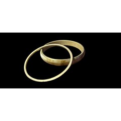 Vintage Bangle Bracelet Set Natural Horn Cream Carved Boho Tribal Jewelry