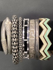 Vintage Modern Fashion Designer Jewlery Lot 3 Lb Marc Jacobs Cuff Bangle U53