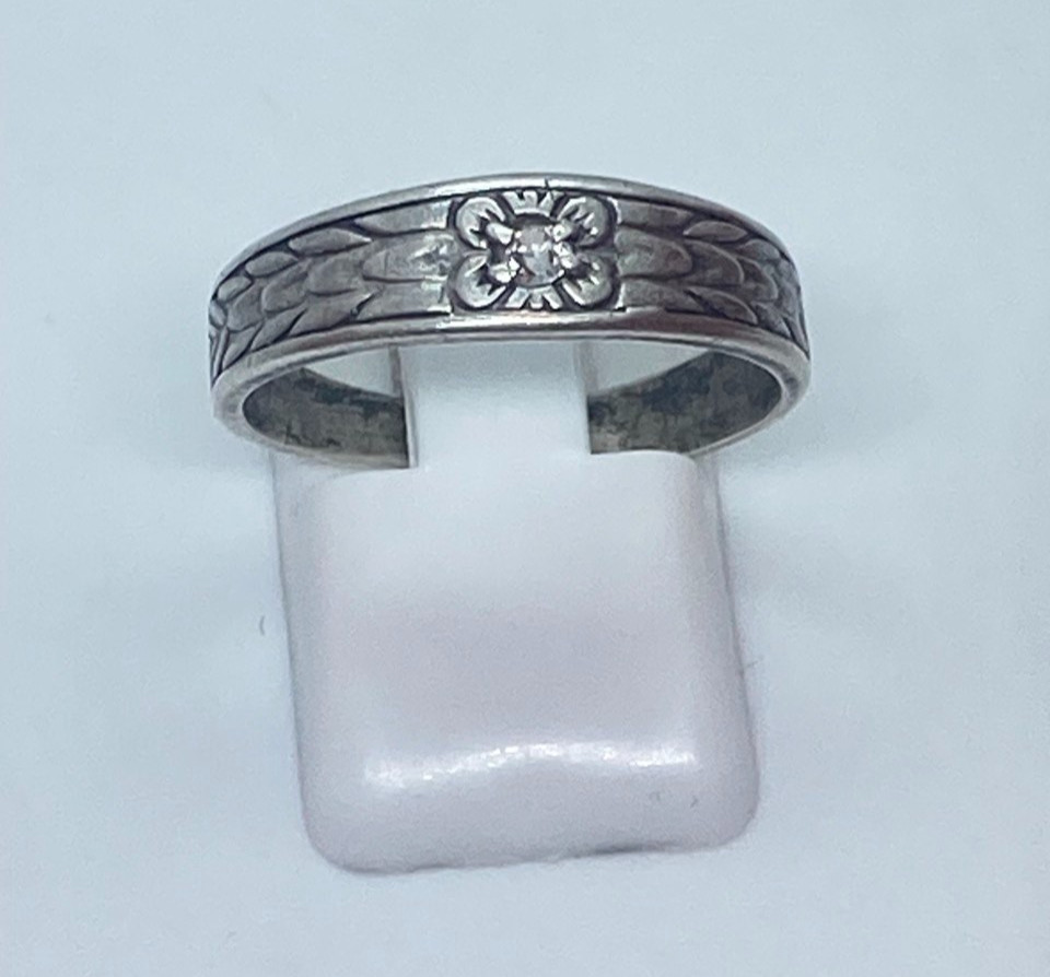 Rings Silver 925 Size 8.25 . Weight 2.86 g. Soviet Vintage Jewelry USSR
