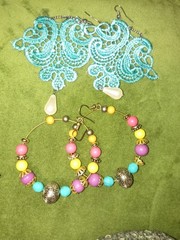 Mixed Lot Multicolor Fashion Cocktail Earrings_Pick Which Of 6 Pcs Mixed Metals