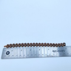 Vintage Copper Link Bracelet Mid-Century Modern Brutalist Boho Statement
