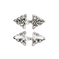 Cloak Clasp, 2Pcs Alloy Sweater Clips Retro Cardigan Buckles, Style 3