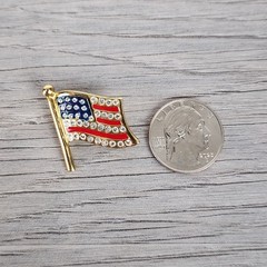 American Flag Pin/Brooch Celebrate 250 Years This 4th of July U.S.A.