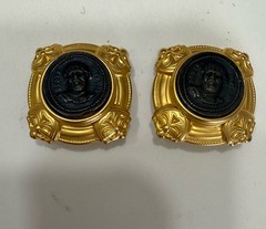 Vintage Lot Of 5 Chunky Clip On Earrings Liz Claiborne , Dubin and 3 Unsigned
