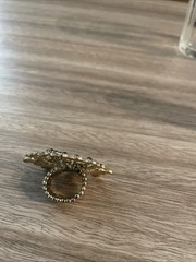 LOT OF 3 VINTAGE COSTUME JEWELRY RINGS Beautiful Unique 2 With Bands Fits All