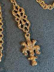 *RARE* ART Arthur Pepper Victorian Revival Tassel Pendant Necklace