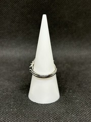 Bomb Party RBP5210 Height of Elegance Black Onyx & Cubic Zirconia Size 6