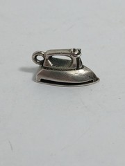 Vintage 925 Sterling Silver Beau Iron Dangle Bracelet Charm