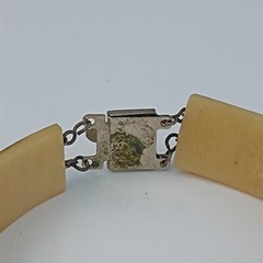 Persian Storyteller Bracelet Hand Painted Panels People Birds Unique Design Rare