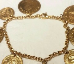 MaryBee Jewelry: 7 1/2″ Faux Coin Bracelet 07-07-2021