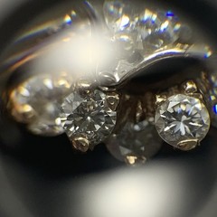 Vintage 14k Solid Yellow Gold .90ct Natural European Cut Diamond Ring