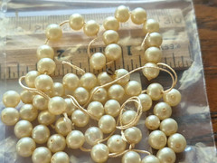 Vintage Jewelry LOT of 8 pearl bead necklaces Repair repurpose restring